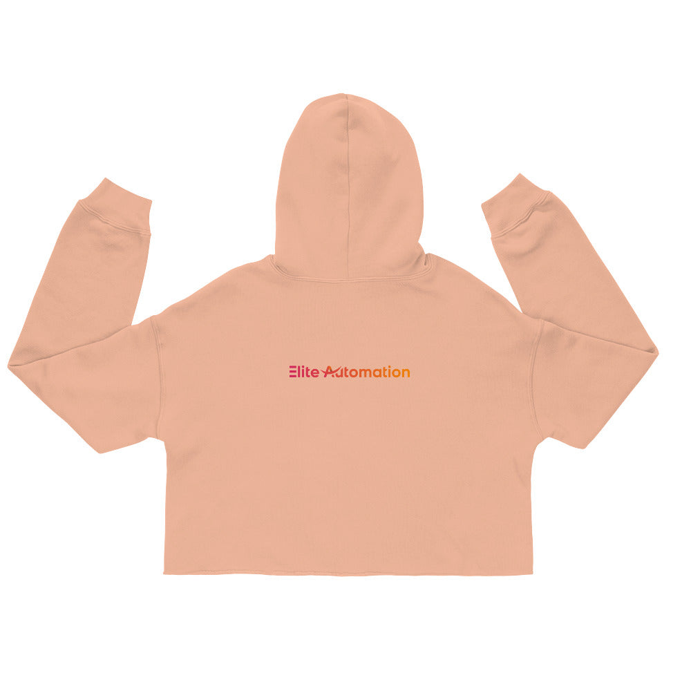 Small Business Owner Cropped Hoodie