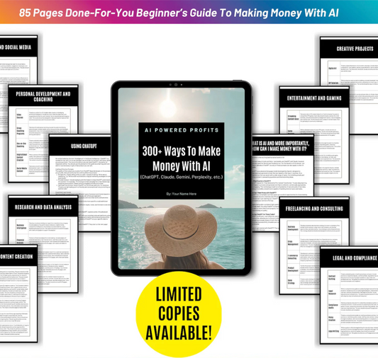 AI Profits [eBook] [300+ Ways to Make Money With AI]