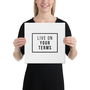 Live On Your Terms Wall Art