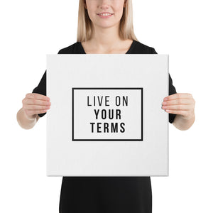 Live On Your Terms Wall Art