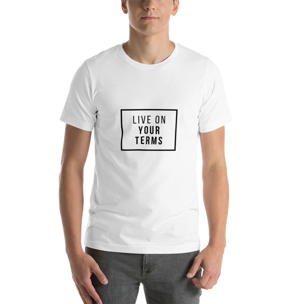 Live On Your Terms - Guy's Tee