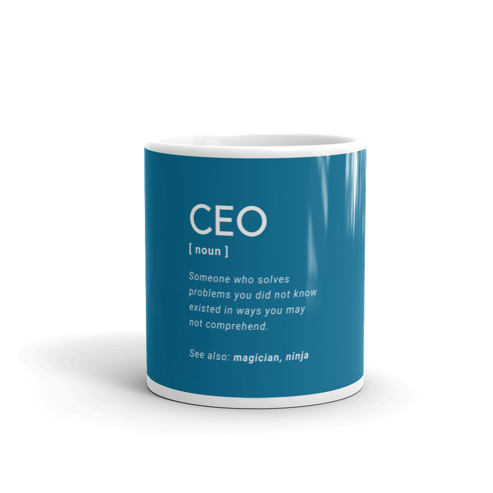 CEO Defined Signature Mug