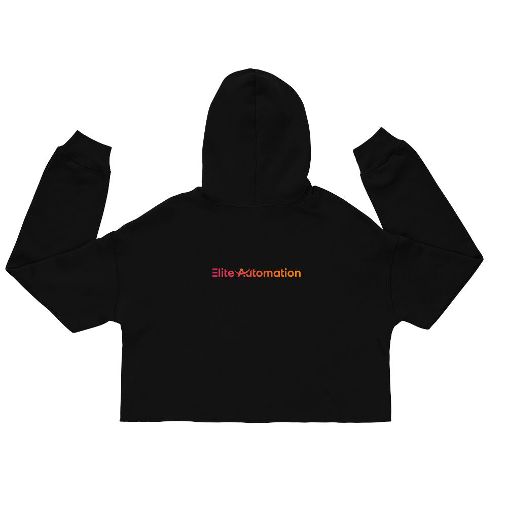 Small Business Owner Cropped Hoodie